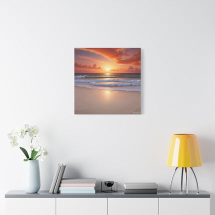 Beach Horizon Getaway - Matte Canvas, Stretched, 1.25"