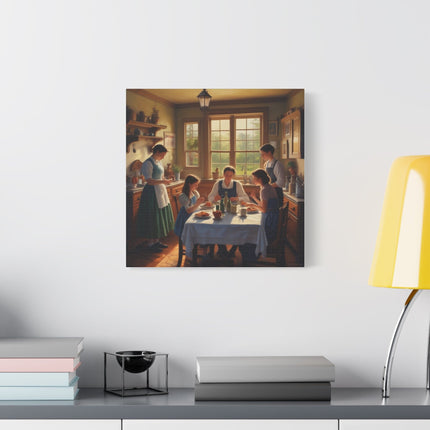 Homegrown Hearth: The Farmhouse Family Series - Matte Canvas, Stretched, 1.25"