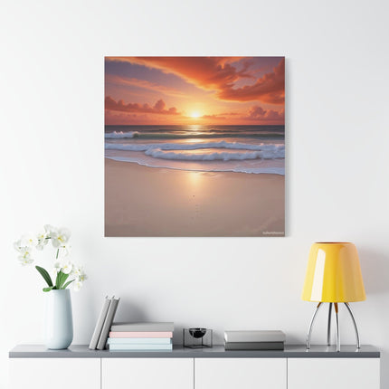 Beach Horizon Getaway - Matte Canvas, Stretched, 1.25"