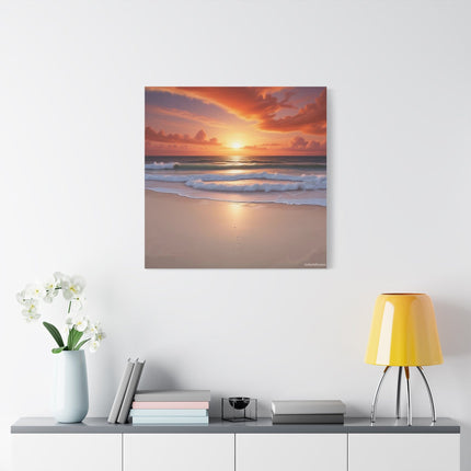 Beach Horizon Getaway - Matte Canvas, Stretched, 1.25"