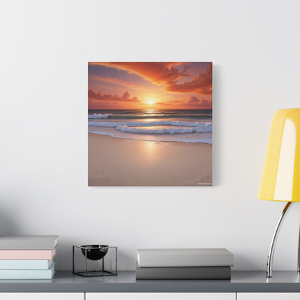 Beach Horizon Getaway - Matte Canvas, Stretched, 1.25"