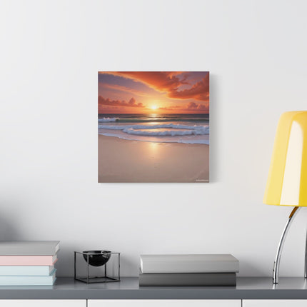 Beach Horizon Getaway - Matte Canvas, Stretched, 1.25"