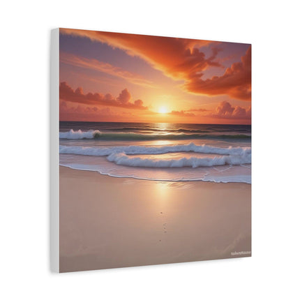 Beach Horizon Getaway - Matte Canvas, Stretched, 1.25"