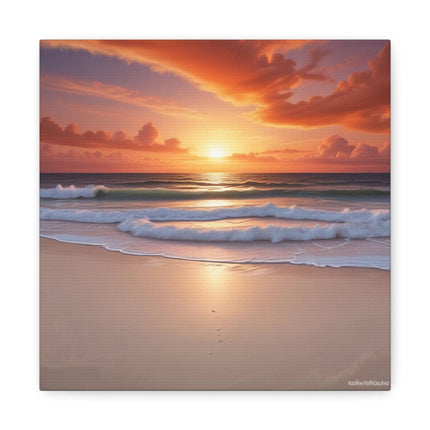 Beach Horizon Getaway - Matte Canvas, Stretched, 1.25"