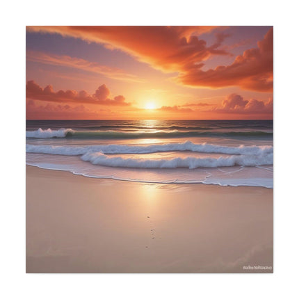 Beach Horizon Getaway - Matte Canvas, Stretched, 1.25"