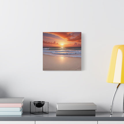 Beach Horizon Getaway - Matte Canvas, Stretched, 1.25"