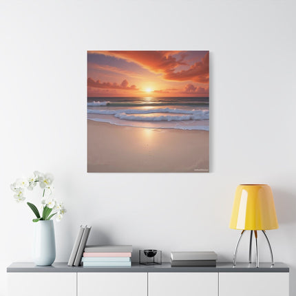 Beach Horizon Getaway - Matte Canvas, Stretched, 1.25"