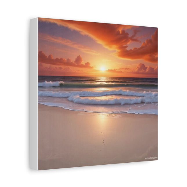 Beach Horizon Getaway - Matte Canvas, Stretched, 1.25"