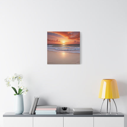 Beach Horizon Getaway - Matte Canvas, Stretched, 1.25"