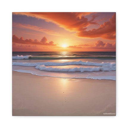 Beach Horizon Getaway - Matte Canvas, Stretched, 1.25"